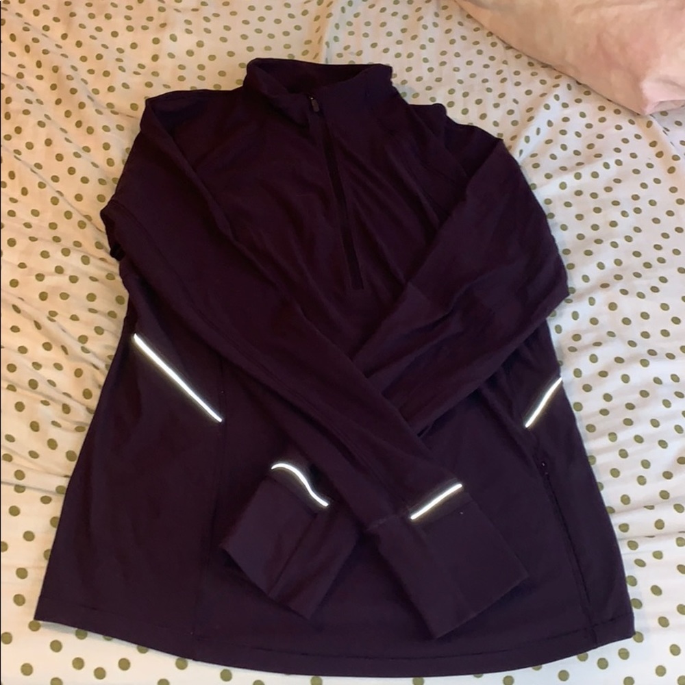 Lululemon Maroon Half Zip Pull Over